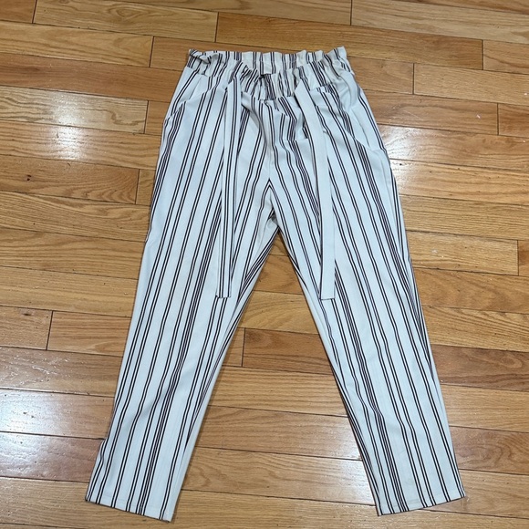 Soho Apparel Other - Soho Apparel Women’sStriped Chinos in Black and White